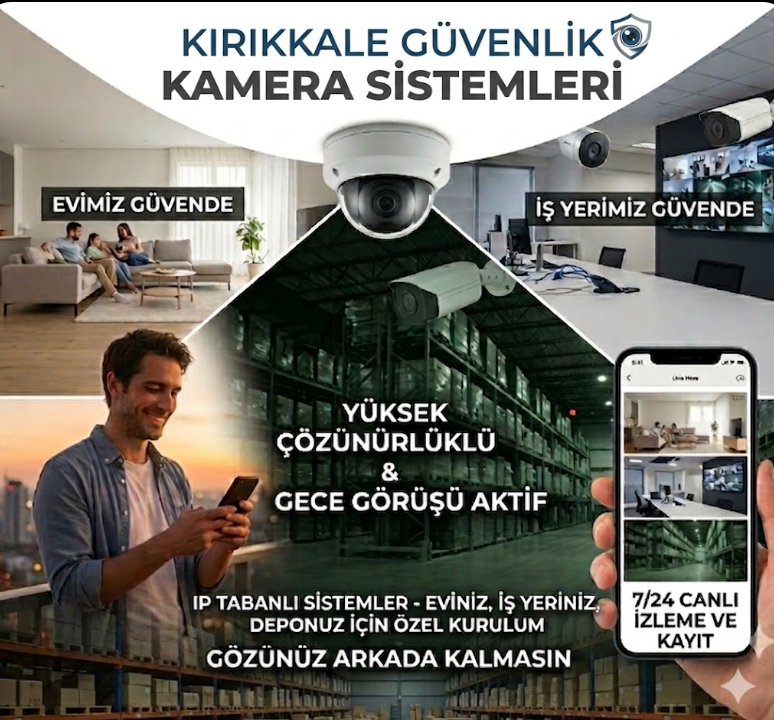 Kırıkkale Güvenlik Kamera Sistemleri